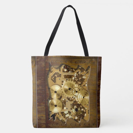 Radicale Steampunk 3 All-Over-Print Canvas tas (Voorkant)