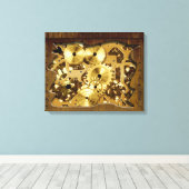 Radicale Steampunk 3 Verpakt Canvas Afdruk (Insitu (Houten vloer))