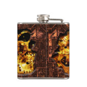 Radicale Steampunk 7 Maatkolf Heupfles (Achterkant)