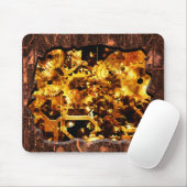 Radicale Steampunk 7 Mousepad Muismat (Met muis)