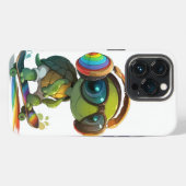 Radicale Turtle Skateboarder iPhone Hoesje iPhone 13 Pro Hoesje (Achterkant horizontaal)