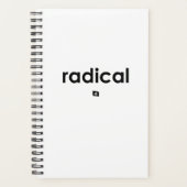 Radicale Verklaring Planner (Voorkant)
