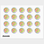 Radicale Versnellingen Abstract Ontwerp Ronde Sticker (Vel)