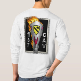 Radicale Vlammende Paardenschedel 1e Cavaleriedivi T-shirt