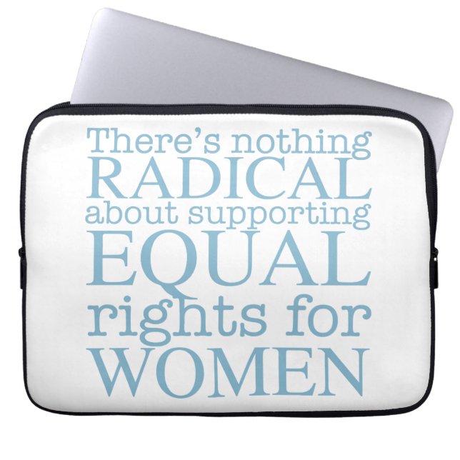 Radicale vrouwen laptop sleeve (Voorkant)