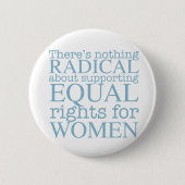Radicale vrouwen ronde button 5,7 cm (Voorkant)