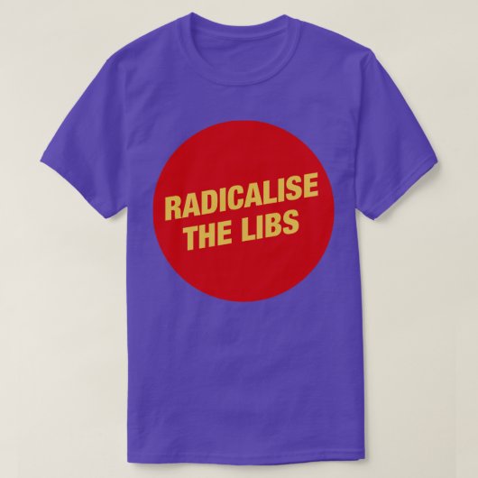 Radicaliseer de communist van de libben t-shirt (Design voorkant)