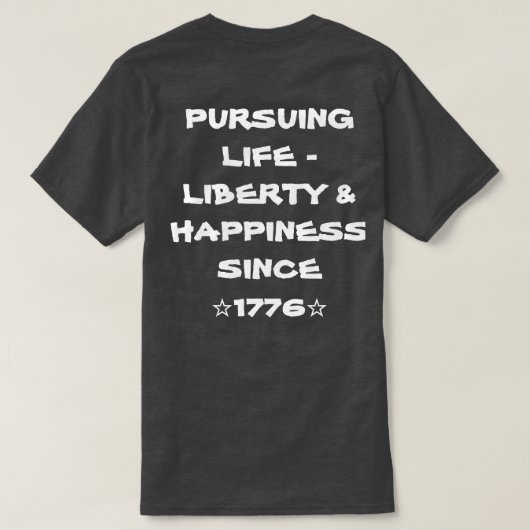 Radicalized American T-Shirt (Design achterkant)
