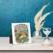 Radicalized by Basic Decency Aesthetic Art Bird Fotoplaat (Insitu)