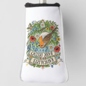 Radicalized by Basic Decency Aesthetic Art Bird Golfheadcover (Draai 90)