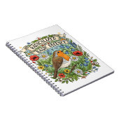 Radicalized by Basic Decency Aesthetic Art Bird Notitieboek (Rechterzijde)