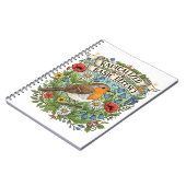 Radicalized by Basic Decency Aesthetic Art Bird Notitieboek (Linkerzijde)