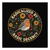 Radicalized by Basic Decency Birds lovers Foto Afdruk (Voorkant)