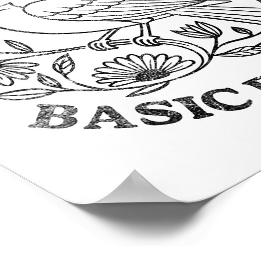 Radicalized By Basic Decency Feminist Men Women Sq Poster (Hoek)