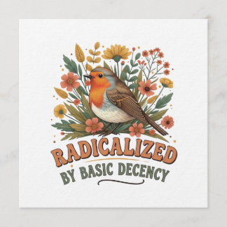 Radicalized by Basic Decency Vintage Inspirationa Kaart