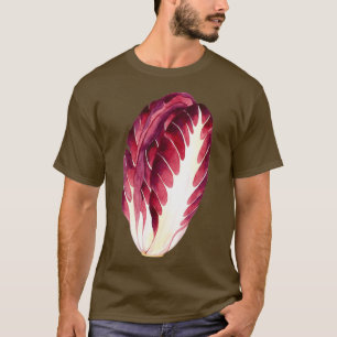 Radicchio Waterverf groenten T-shirt