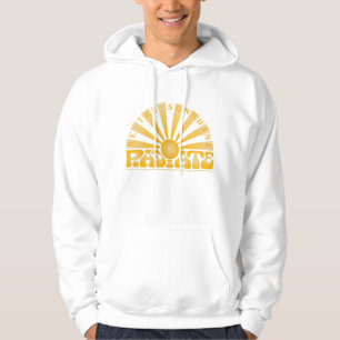 RADIEER ZONNEN  Retro Gold Grafisch Hoodie