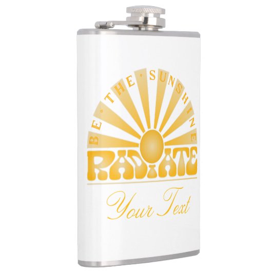 RADIEER ZONNEN Retro Gold Heupfles (Rechts)