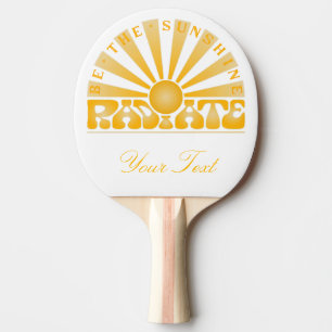RADIEER ZONNEN Retro Gold Tafeltennisbatje