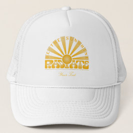 RADIEER ZONNEN  Retro Gold Trucker Pet