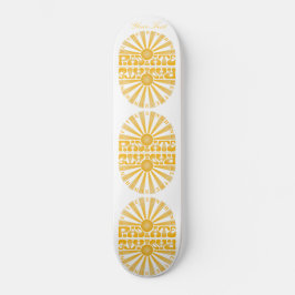 RADIEER ZonneRetro Gold 2-way  Persoonlijk Skateboard