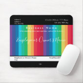 Radiënt-kleurencadeaubon Muismat (Met muis)