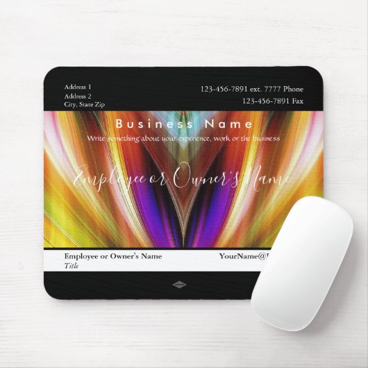 Radiënt-kleurencadeaubon Muismat (Met muis)