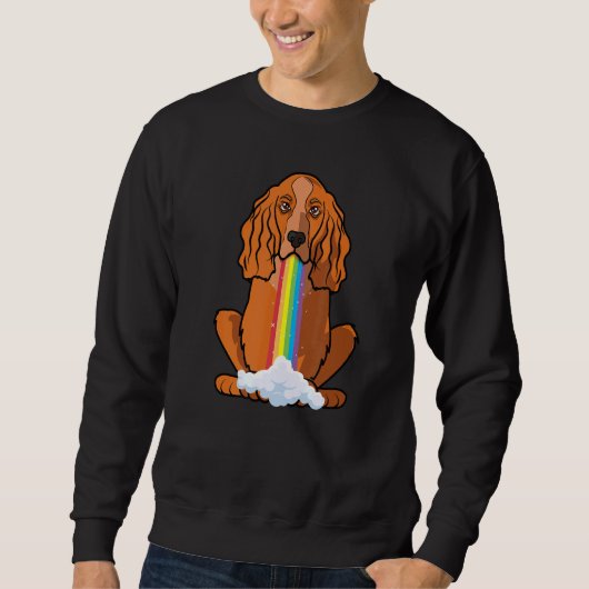 Radiëntieconcentratie Rainbow Dog Cocker Spaniel Trui (Voorkant)