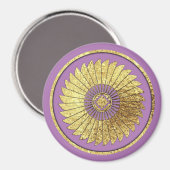 Radierende veren magneet (Voorkant / Achterkant)