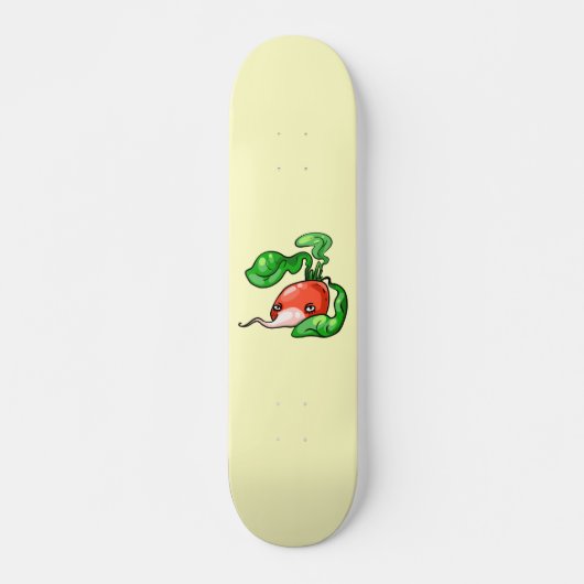 Radieschen radish persoonlijk skateboard (Voorkant)