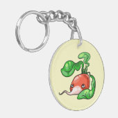Radieschen radish sleutelhanger (Voorkant Links)