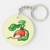 Radieschen radish sleutelhanger (Achterkant)