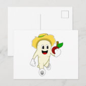 Radijs als boer met fruit briefkaart (Voorkant / Achterkant)