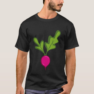 Radijs Kostuum Pret Eenvoudige Groente Verkleed Ha T-shirt