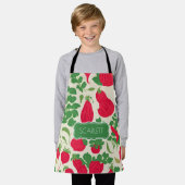 Radijs Mozaïek Kleurrijk Gepersonaliseerd Patroon Schort (Gedragen)