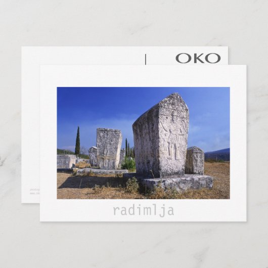 Radimlja Briefkaart (Voorkant / Achterkant)