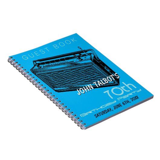 radio 70e verjaardag Gastboek Notitieboek (Rechterzijde)
