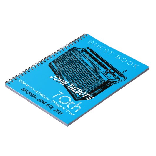  radio 70e verjaardag Gastboek Notitieboek (Linkerzijde)