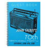  radio 70e verjaardag Gastboek Notitieboek (Voorkant)