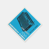  Radio 70ste verjaardag Party Papier servetten (Hoek)