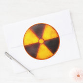radio actief ronde sticker (Envelop)