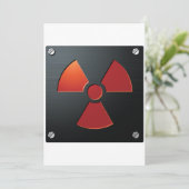 Radio Activity Sign Kaart (Staand voorkant)