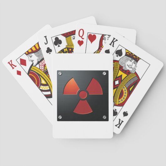 Radio Activity Sign Pokerkaarten (Achterkant)