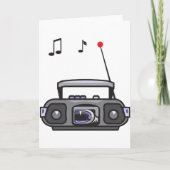 Radio afspelen Muziek Wenskaarten Kaart (Voorkant)