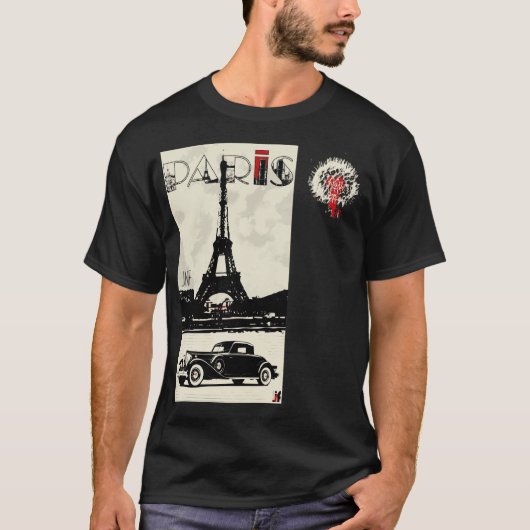  radio auto parijs europa classic t-shirt (Voorkant)