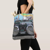 Radio Bag oude school Tote Bag (Dichtbij)
