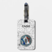 RADIO BAGAGE ETIKET BAGAGELABEL (Achterkant verticaal)