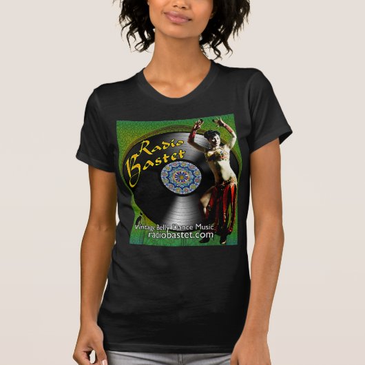 Radio Bastet Dames Petite T-shirt (Voorkant)