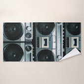 radio boombox badhanddoek (Badhanddoek)