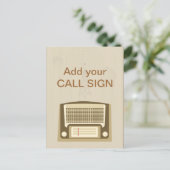  radio briefkaart (Staand voorkant)